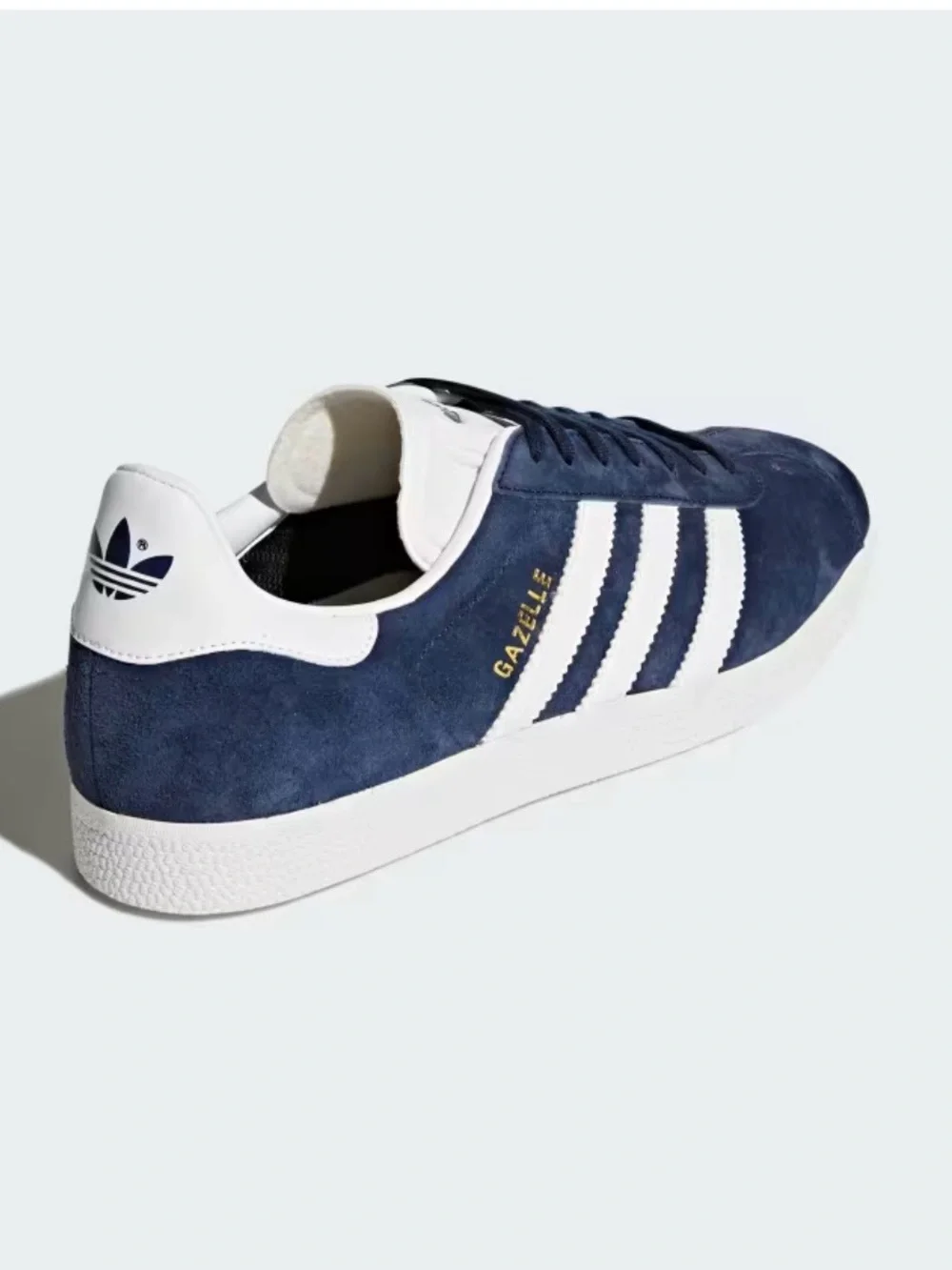 Adidas Gazelle Suede Sneakers in Navy and White